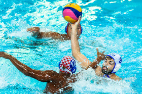 دیدار واترپلو تیم‌های ایران و اندونزی